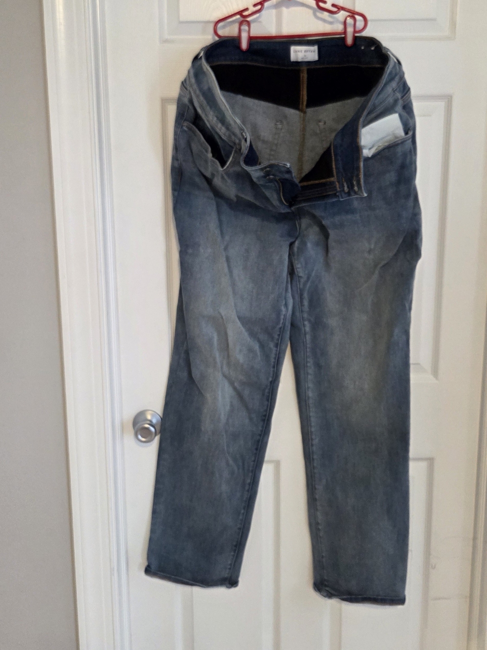 Lane Bryant Straight Leg Jeans in Faded Blue Denim-20L
